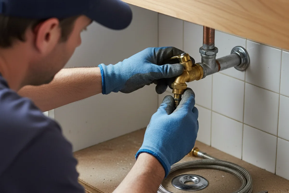 Shutoff valve and fitting work during Repiping in Cool